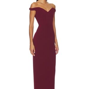 Katie May Reverie Gown in Bordeaux